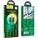 Дата кабель USB-C to USB-C 1.0m 60 W nylon X14 black HOCO (6931474752215)