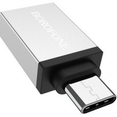 Перехідник OTG USB 3.0 AF to USB-C BOROFONE (6957531090328) - Фото