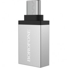 Перехідник OTG USB 3.0 AF to USB-C BOROFONE (6957531090328) - Фото