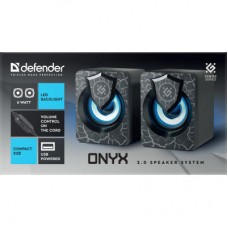 Акустична система Defender Onyx Led USB Black (65038) - Фото