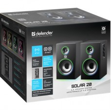Акустична система Defender Solar 20 Bluetooth Black (65721) - Фото