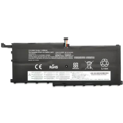 Акумулятор для ноутбука Lenovo ThinkPad X1 Carbon (4th Gen) 00HW028, 3425 mAh (52Wh), 4cell, 15.2V, Li-ion AlSoft (A47870)