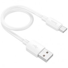Дата кабель USB 2.0 AM to USB-C 0.25m Hyper 27 W X96 white HOCO (6942007609418) - Фото