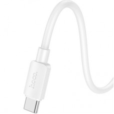 Дата кабель USB 2.0 AM to USB-C 0.25m Hyper 27 W X96 white HOCO (6942007609418) - Фото