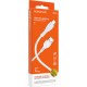 Дата кабель USB 2.0 AM to Lightning 1.0m 2.4A PVC BX51 white BOROFONE (6931474743909)