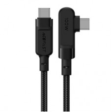 Дата кабель USB-C to USB-C 2.0m 5A 100W nylon C5-03 black Acefast (6974316281016) - Фото
