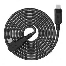Дата кабель USB-C to USB-C 2.0m 5A 100W nylon C5-03 black Acefast (6974316281016) - Фото