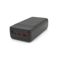 Батарея універсальна XO 30000mAh, Input (2хType-C), Output (2хUSB,2хType-C), PD65W for Laptop (XO-PR201) - Фото