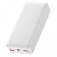 Батарея универсальная Baseus Bipow 20000mAh, Input(microUSB,Type-C), Output(2хUSB,Type-C), White (PPBD20K) - Фото