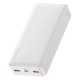 Батарея универсальная Baseus Bipow 20000mAh, Input(microUSB,Type-C), Output(2хUSB,Type-C), White (PPBD20K)