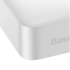 Батарея универсальная Baseus Bipow 20000mAh, Input(microUSB,Type-C), Output(2хUSB,Type-C), White (PPBD20K) - Фото