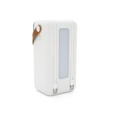 Батарея универсальная Remax 60000mAh, 22.5W, PD+QC, 2*USB+Type-C+Lightning, Black/White (RPP-565) - Фото