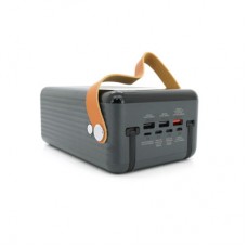 Батарея універсальна Remax 8000 mAh, 20 W, 3*USB+Type-C+Lighting, Black (RPP-566) - Фото