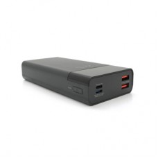 Батарея универсальная Remax 20000mAh, 20W, 2*USB+Type-C, Black (RPP-672) - Фото