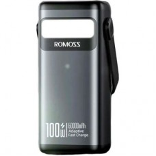 Батарея універсальна Romoss 60000mAh PMT60 100 W Black (PMT60-1D2-2133H / 1076308)
