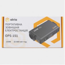 Батарея универсальная Atria 32000mAh PD/30W, QC/8W, DC:12-16.8V, 230V:150W (OPS-151) - Фото