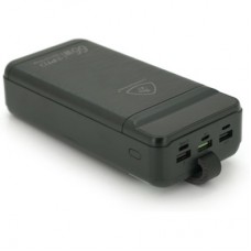 Батарея універсальна LIONPATTON 400000mAh, QC3.0, MicroUSB, Type-C, Lighting, USB, Black (L45/38067) - Фото