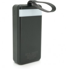 Батарея універсальна LIONPATTON 400000mAh, QC3.0, MicroUSB, Type-C, Lighting, USB, Black (L45/38067) - Фото