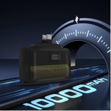 Батарея універсальна Promate 10000 mAh PD/20W (powerup-10duo.black) - Фото