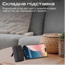 Батарея універсальна Promate 10000 mAh PD/20W (powerup-10duo.black) - Фото