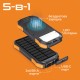 Батарея универсальная Promate 10000mAh PD/20W, QC/3/0, Solar, QI, IP65 (solartank-10pdqi.black)