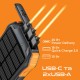 Батарея универсальная Promate 10000mAh PD/20W, QC/3/0, Solar, QI, IP65 (solartank-10pdqi.black)
