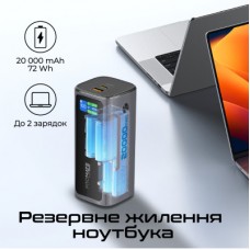 Батарея універсальна Promate 20000 mAh PD/130W (titan-130rc) - Фото
