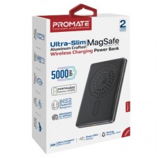 Батарея універсальна Promate 5000mAh MagSafe/15W (blade-5.black) - Фото