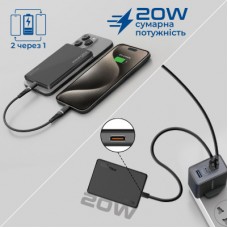 Батарея універсальна Promate 5000mAh MagSafe/15W (blade-5.black) - Фото