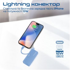 Батарея універсальна Promate 5000mAh PD/20W (nanopack-5.navy) - Фото