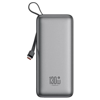 Батарея універсальна XO 20000 mAh 130W, PD, QC (XO-PR268_grey)