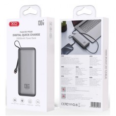 Батарея універсальна XO 20000 mAh 130W, PD, QC (XO-PR268_grey) - Фото