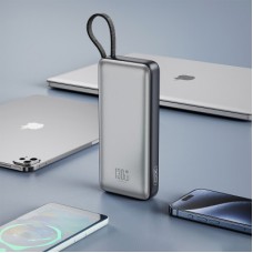 Батарея універсальна XO 20000 mAh 130W, PD, QC (XO-PR268_grey) - Фото