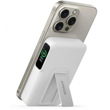 Батарея універсальна Anker MagGo 10000 mAh, Qi2/15W, PD, 27W, USB-C, white (A1654G21) - Фото