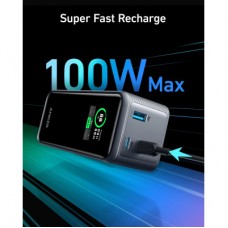Батарея універсальна Anker Prime 20000 mAh, 200W, PD, black (A1336011) - Фото