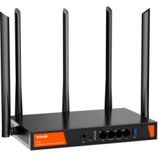 Маршрутизатор Tenda Маршрутизатор TENDA W30E Hotspot AX3000 4xGE (1xGE WAN, 2xGE LAN/WAN, 1xGE LAN) (W30E) - Фото
