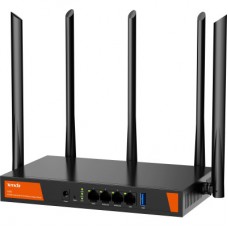 Маршрутизатор Tenda Маршрутизатор TENDA W30E Hotspot AX3000 4xGE (1xGE WAN, 2xGE LAN/WAN, 1xGE LAN) (W30E) - Фото