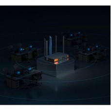 Маршрутизатор Tenda Маршрутизатор TENDA W30E Hotspot AX3000 4xGE (1xGE WAN, 2xGE LAN/WAN, 1xGE LAN) (W30E) - Фото