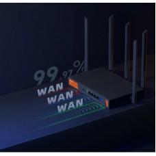 Маршрутизатор Tenda Маршрутизатор TENDA W30E Hotspot AX3000 4xGE (1xGE WAN, 2xGE LAN/WAN, 1xGE LAN) (W30E) - Фото