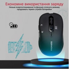 Мышка Promate Slider Wireless Black (slider.black) - Фото