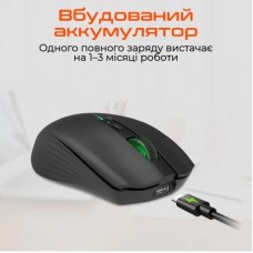 Мышка Meetion BTM002 Wireless/Bluetooth Black (MT-BTM002-A) - Фото