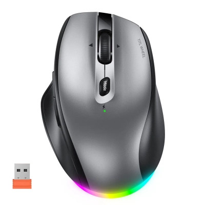 Мышка Meetion BTM007 Wireless/Bluetooth Gray (MT-BTM007-W)