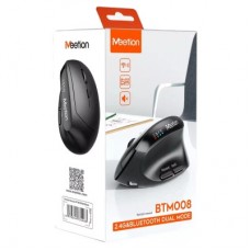 Мышка Meetion BTM008 Wireless/Bluetooth Black (MT-BTM008-A) - Фото