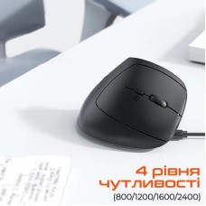 Мышка Meetion BTM008 Wireless/Bluetooth Black (MT-BTM008-A) - Фото