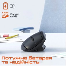 Мышка Meetion BTM008 Wireless/Bluetooth Black (MT-BTM008-A) - Фото
