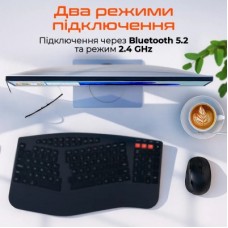 Мышка Meetion BTM008 Wireless/Bluetooth Black (MT-BTM008-A) - Фото