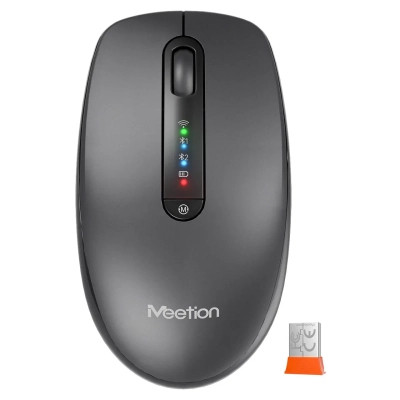Мышка Meetion BTM100R Wireless/Bluetooth Black (MT-BTM100R-A)