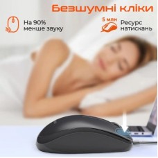 Мышка Meetion M100 USB Black (MT-M100-A) - Фото