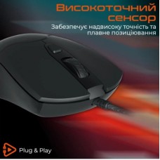 Мишка Meetion GM21 USB Black (MT-GM21_2023-A) - Фото