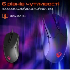 Мишка Meetion GM21 USB Black (MT-GM21_2023-A) - Фото
